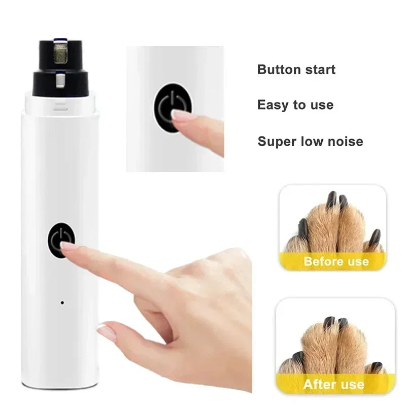 USB Charging Pet Nail Grinder