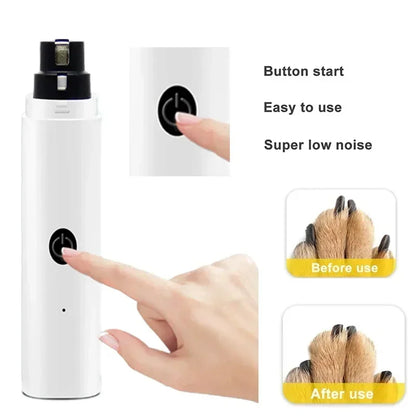 USB Charging Pet Nail Grinder