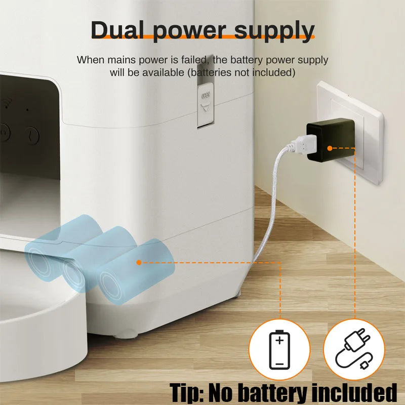 Smart Wi-Fi Automatic Pet Feeder Dispenser