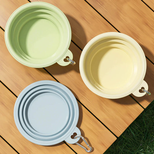 Foldable Silicone Pet Travel Bowl