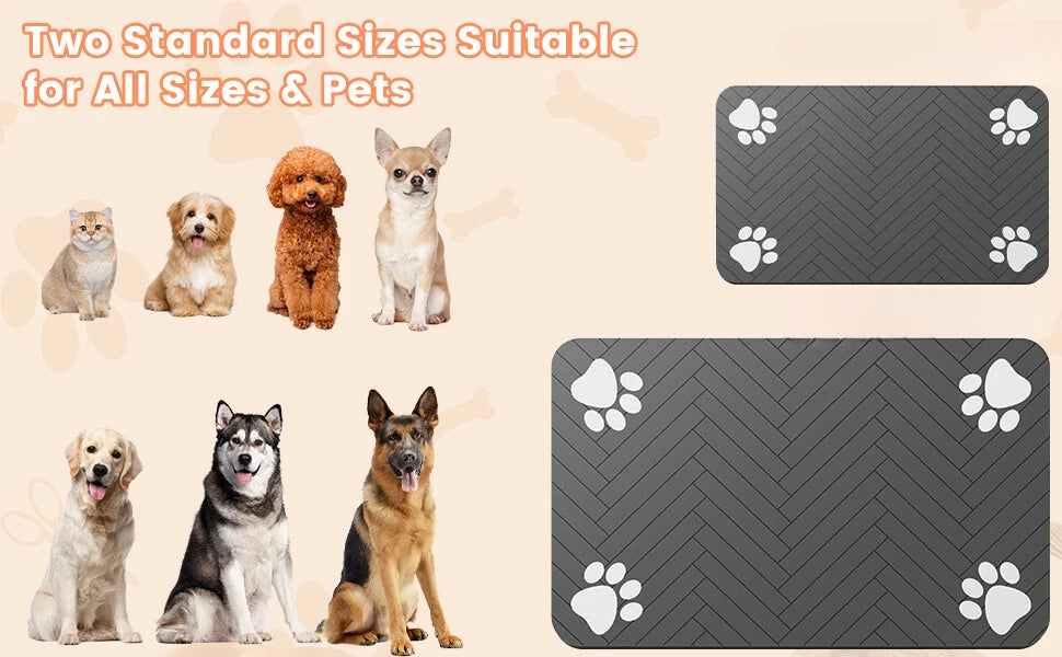 Pet Food & Water Bowl Mat