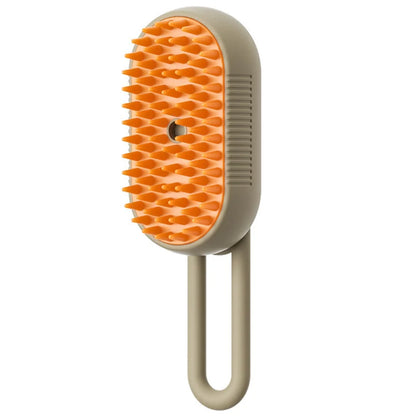 3-in-1 Pet Grooming Brush — Steam, Massage & Hair Removal