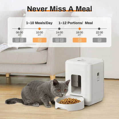Smart Wi-Fi Automatic Pet Feeder Dispenser
