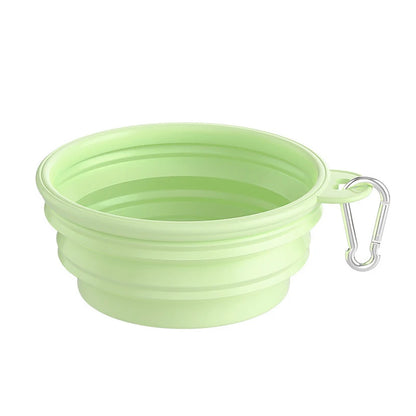 Foldable Silicone Pet Travel Bowl