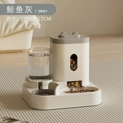 2-in-1 Automatic Pet Feeder & Water Bowl