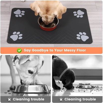 Pet Food & Water Bowl Mat
