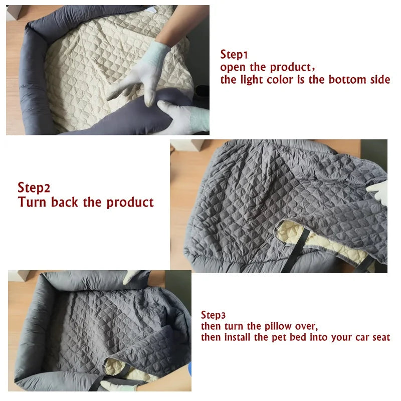 Waterproof Pet Car Seat Carrier