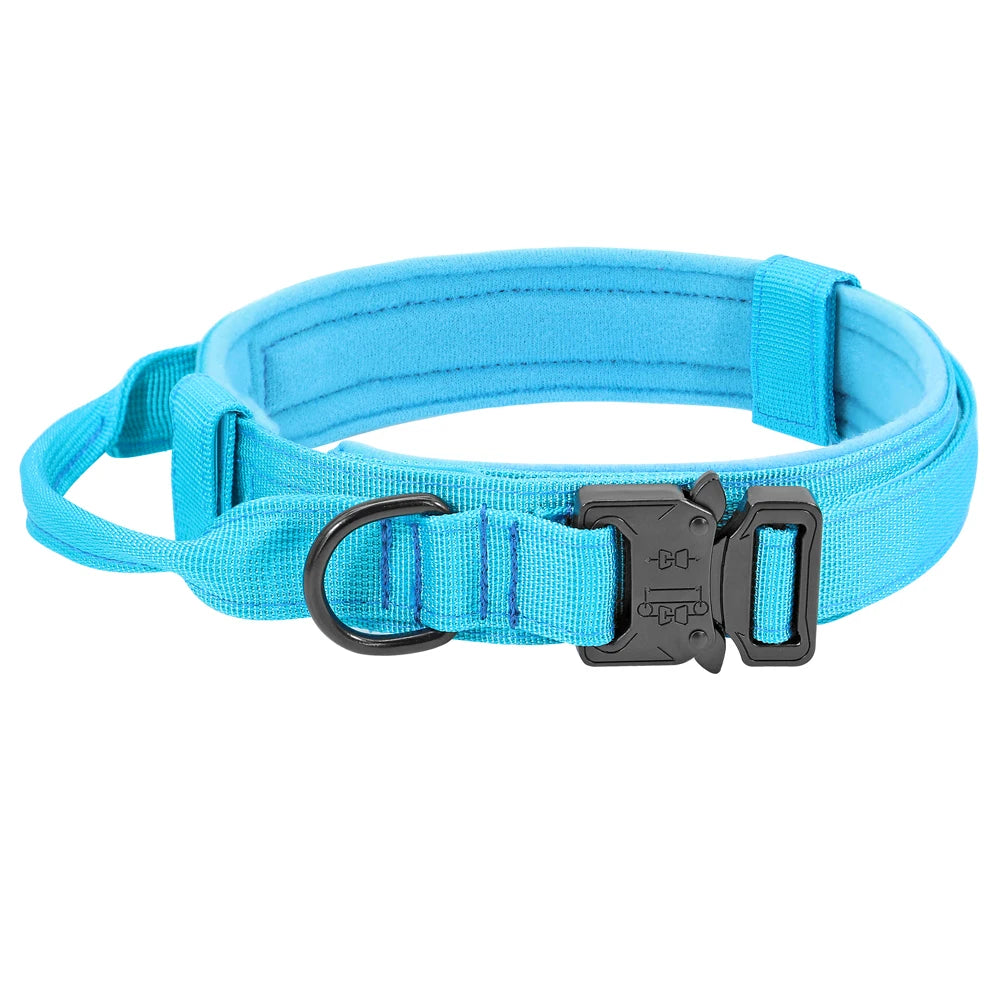 Tactical Dog Collar & Bungee Leash Set