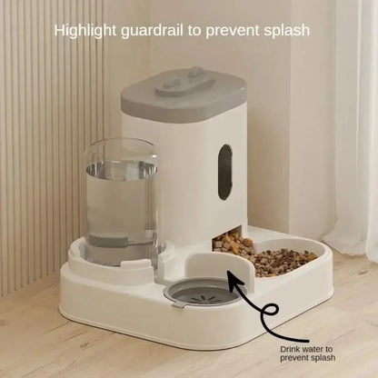2-in-1 Automatic Pet Feeder & Water Bowl