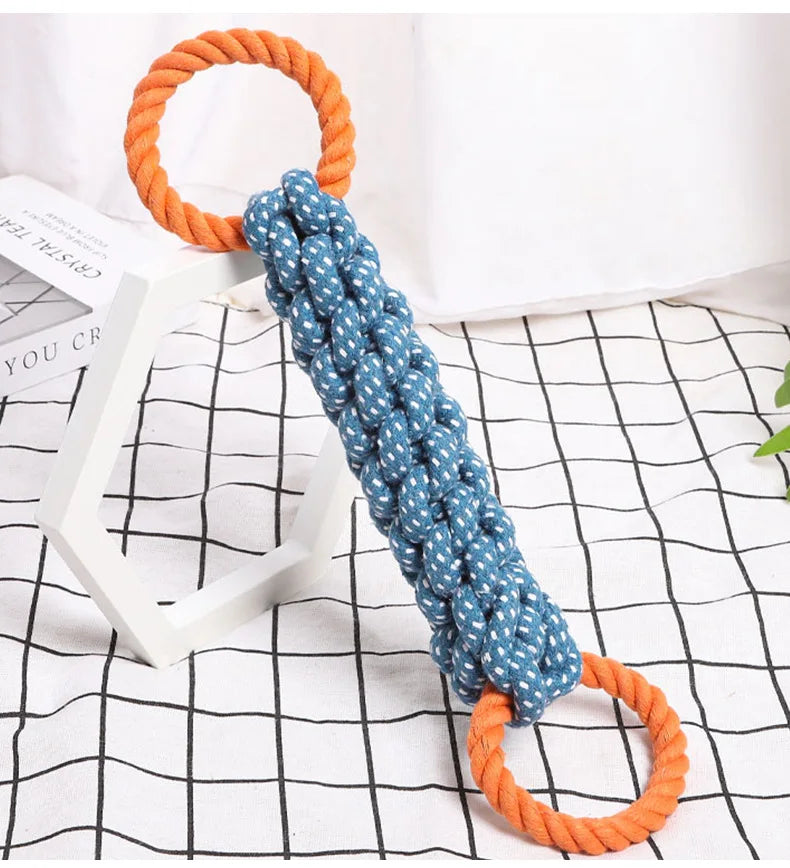 Double Ring Cotton Rope Dog Toy