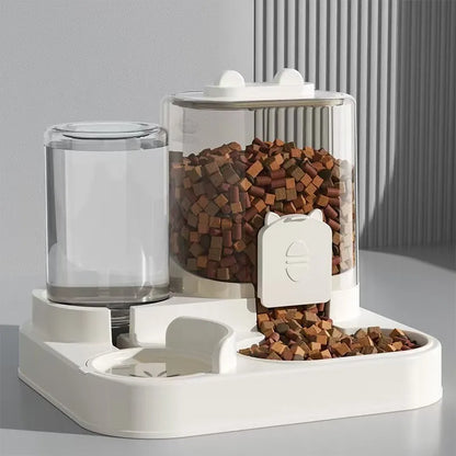 2-in-1 Automatic Pet Feeder & Water Bowl