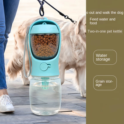 Dog Water Bottle & Food Container