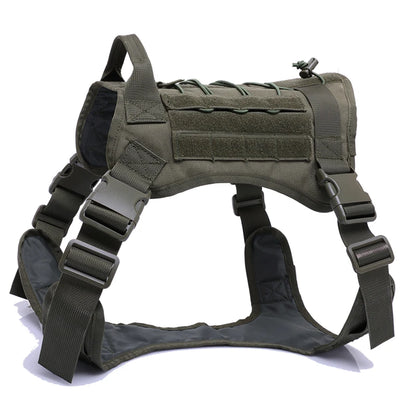 Tactical Dog Harness & Leash Set with Collar