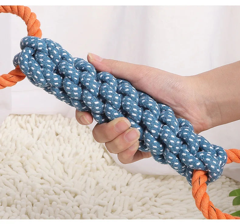 Double Ring Cotton Rope Dog Toy