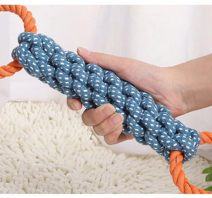Double Ring Cotton Rope Dog Toy