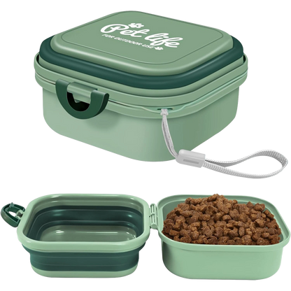 2-in-1 Portable Dog Travel Bowl