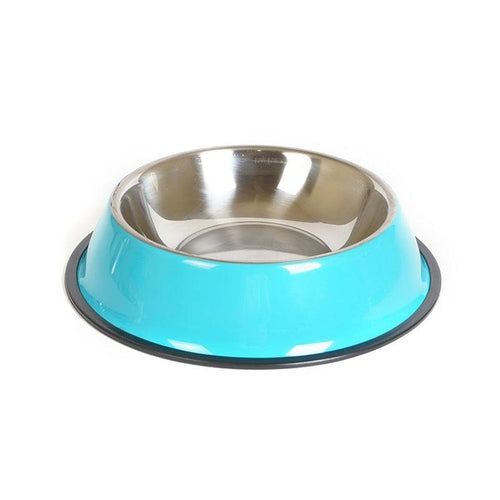 Dual-Use Stainless Steel Pet Bowl
